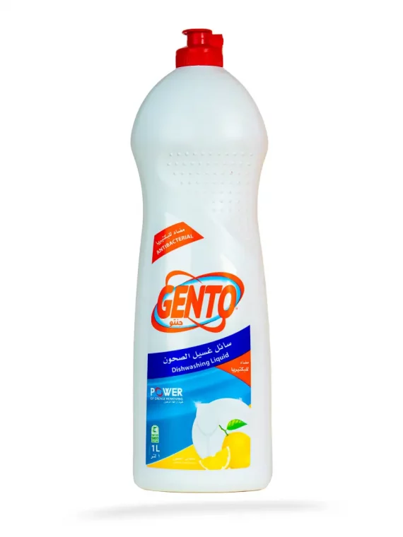 سائل تنظيف الاطباق برائحة الليمون من جينتو، سعة 1 لتر