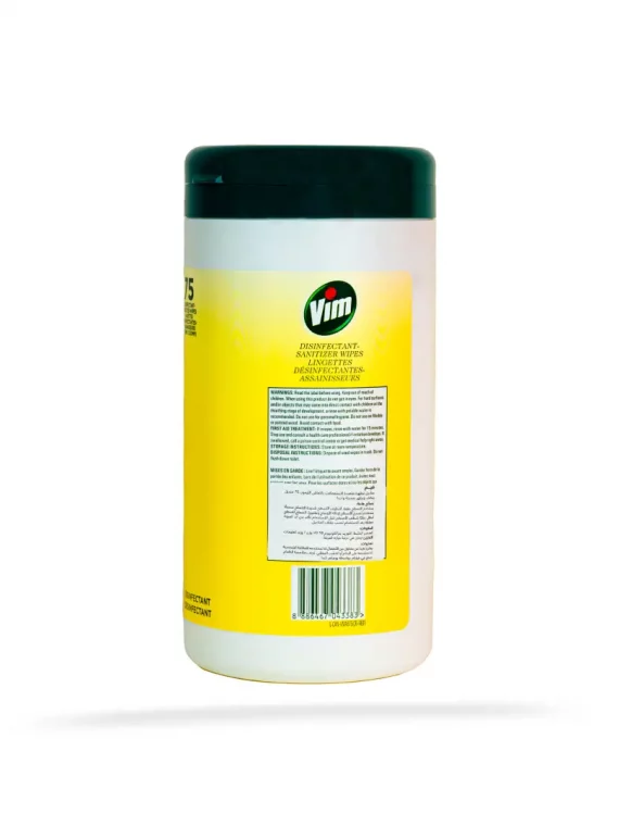 مناديل مبللة معقمة من فيم ، برائحة الليمون