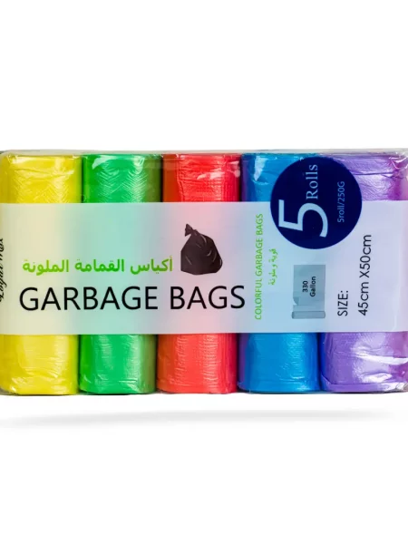 اكياس قمامة صغيرة مكونة من 5 لفات تحوي 200 كيس
