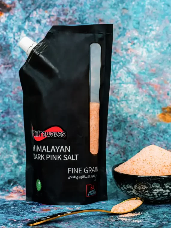ملح الهيمالايا الوردي الطبيعي ناعم -450 جرام